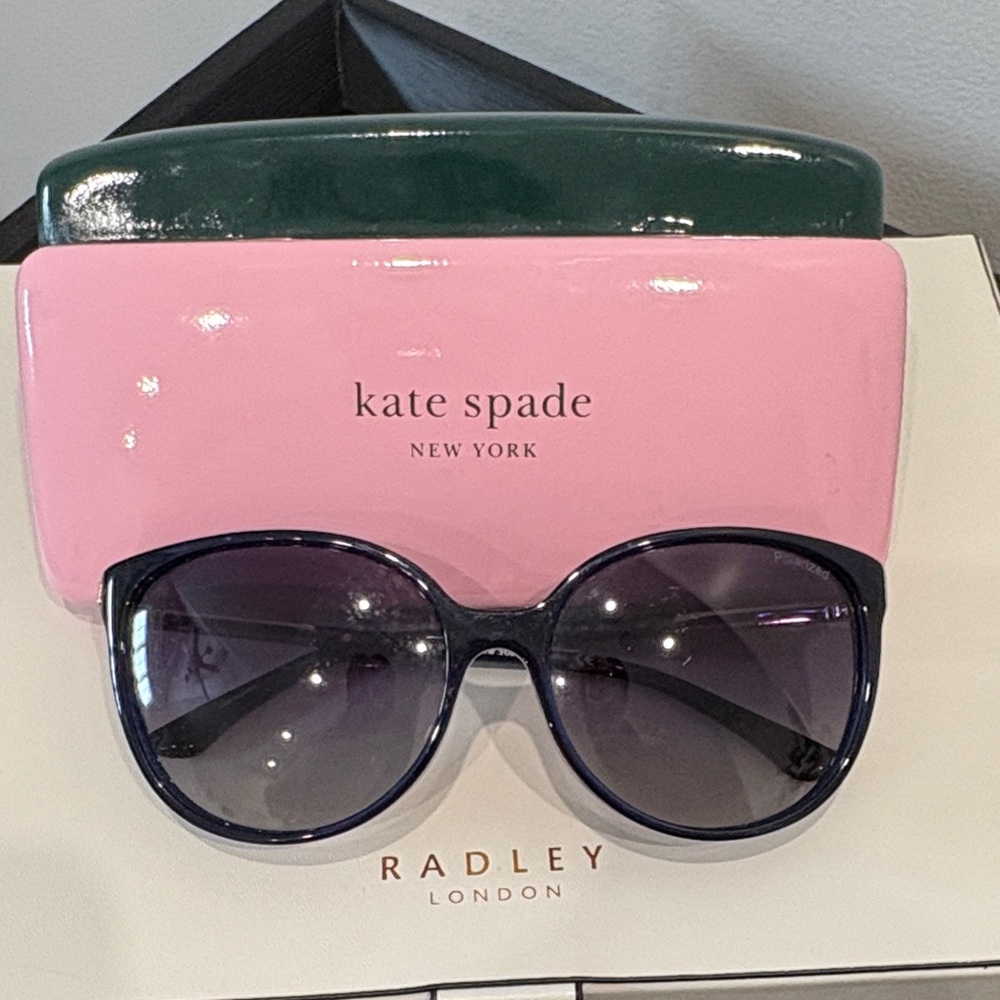 Kate Spade Sunglasses with Pink and Green Case